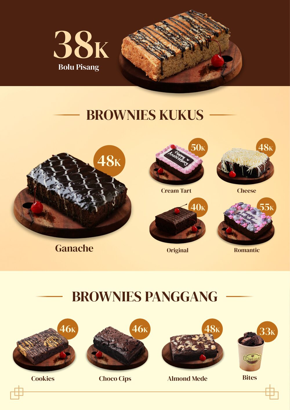 Brownies Kukus dan Panggang